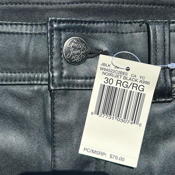 Guess pleather mini skirt - black - NWT - Picture 3 of 3
